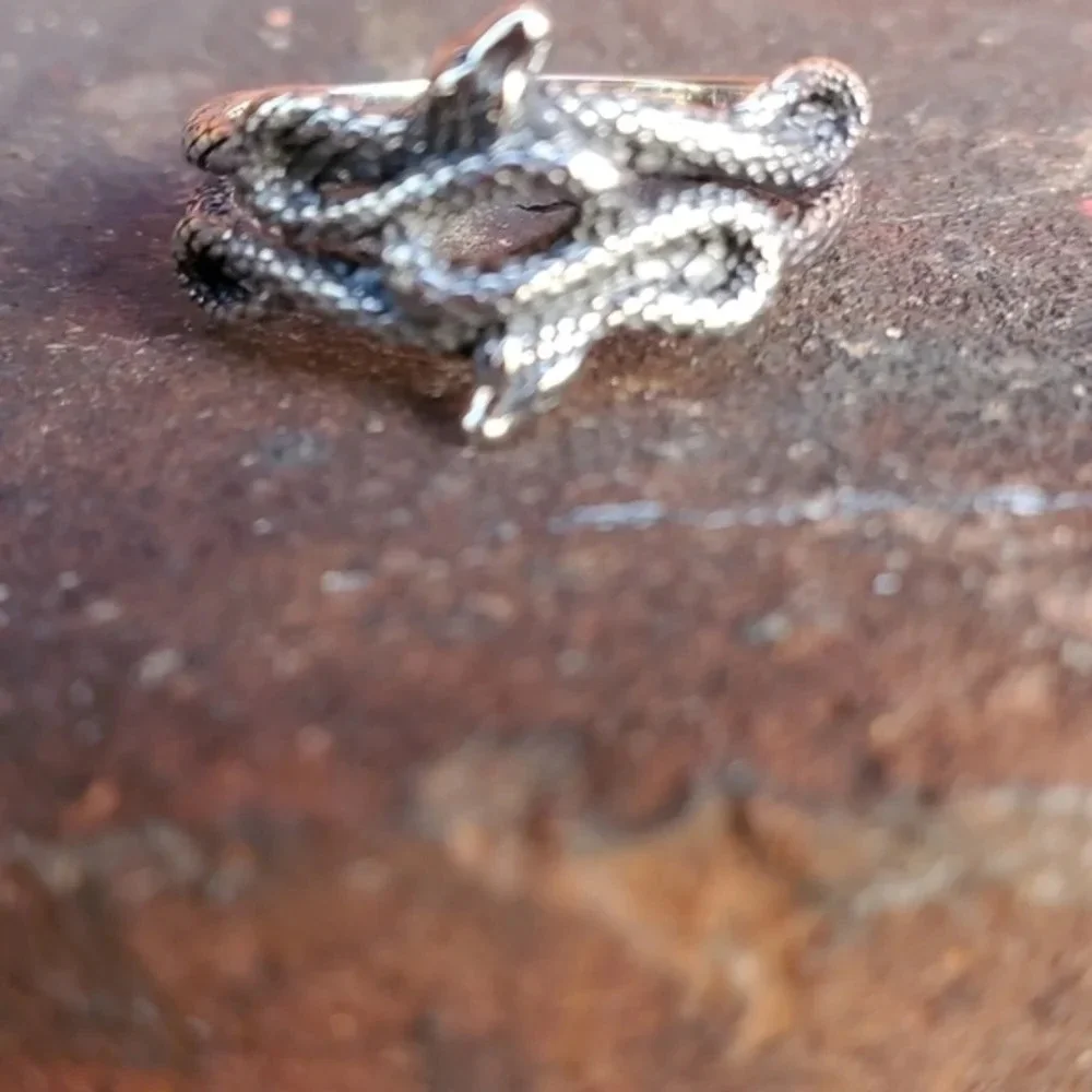 Sterling Silver Snake Ring‎ NEW